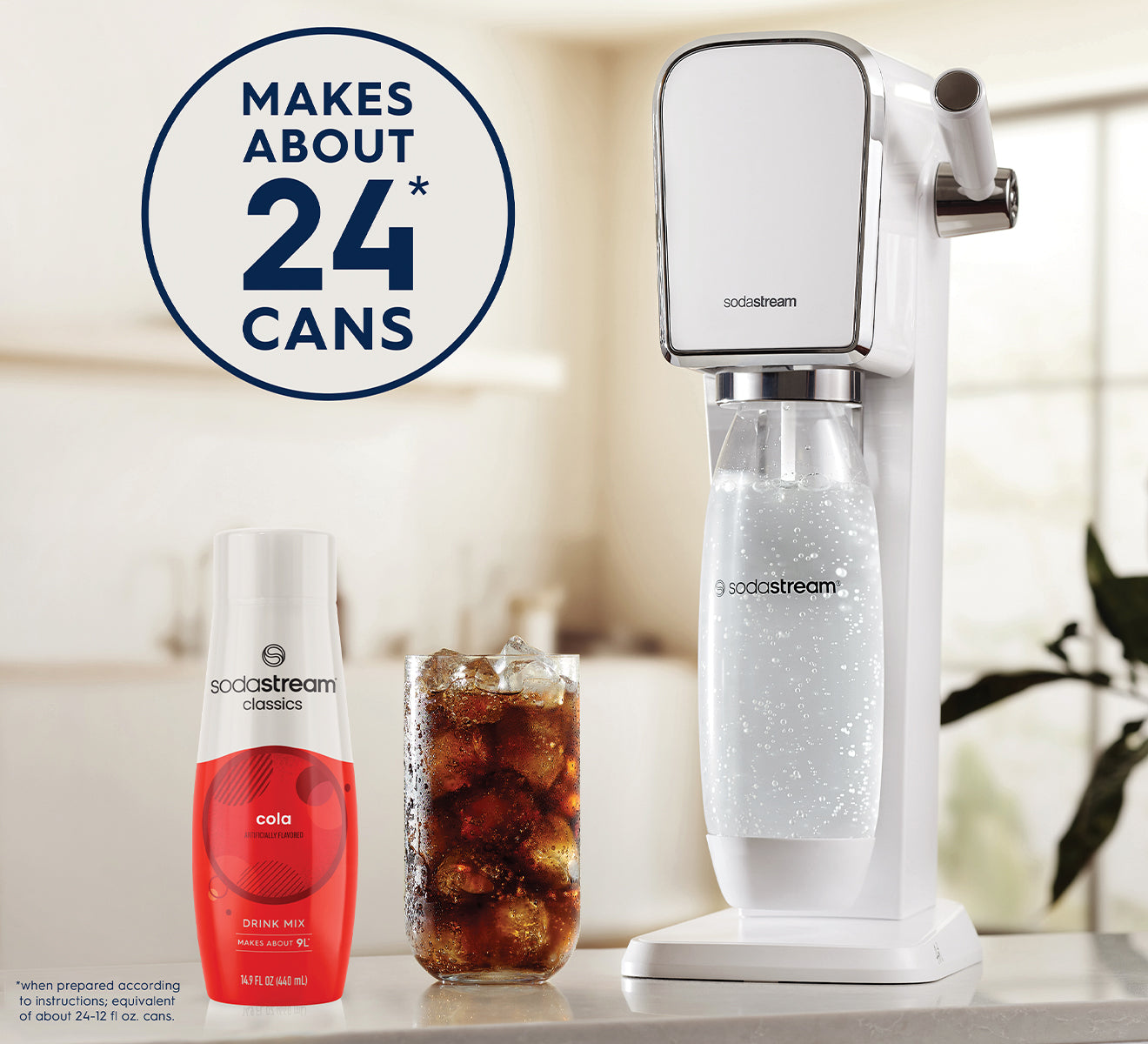 sodastream ファミリーパック 4 Pack Cola Flavored Soda Syrup Drink Mix - SodaStream