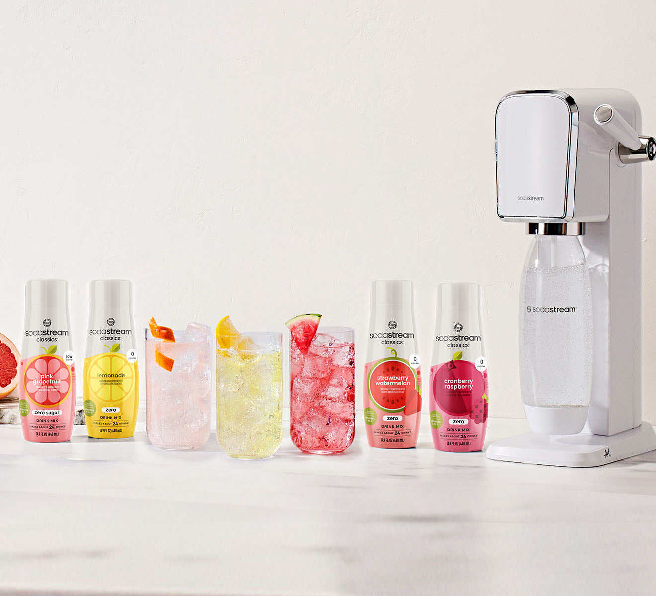 SodaStream Zeros Diet Soda Fruit Dyrup Drink Mix