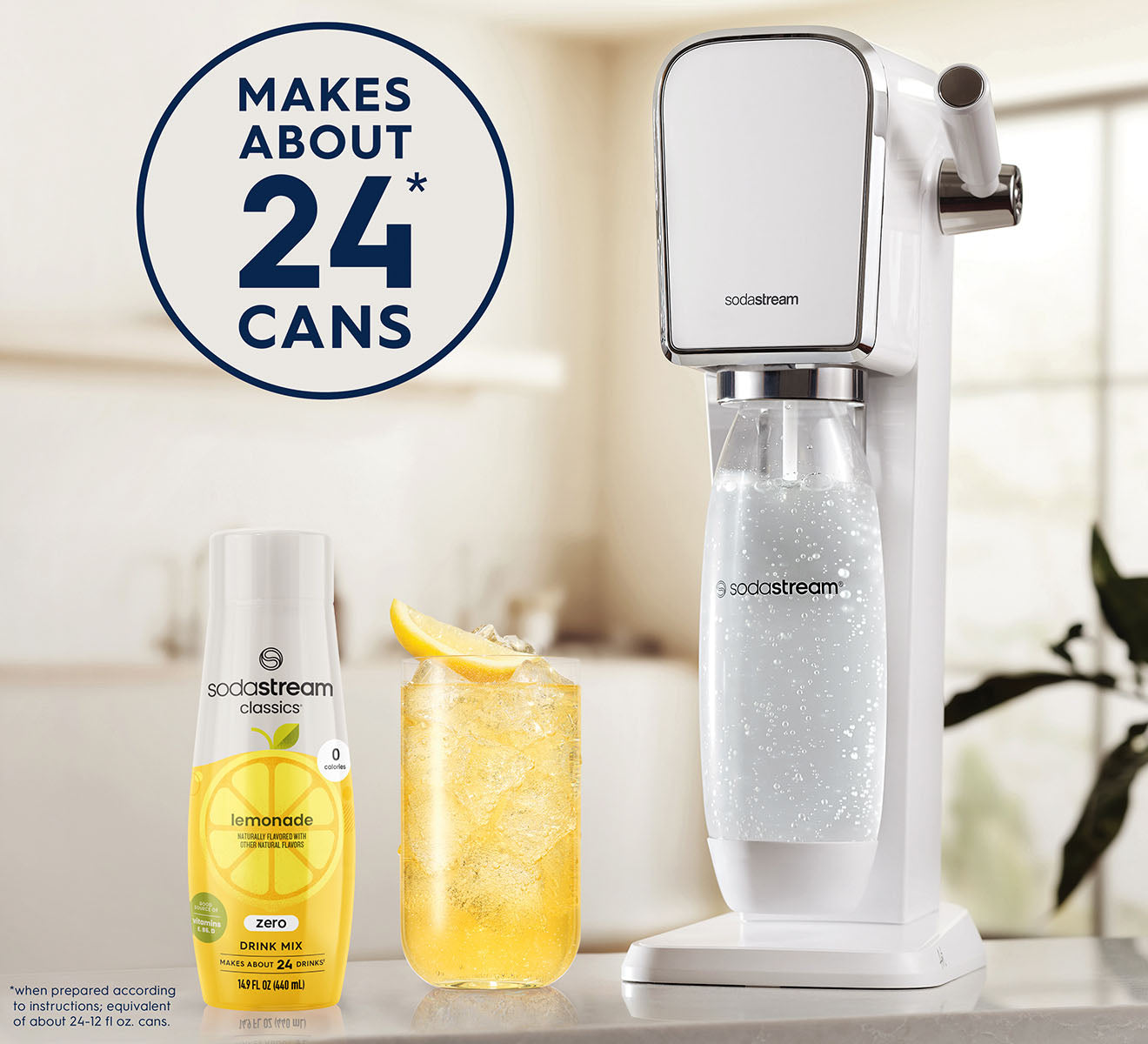 Homestyle Zero Calorie Lemonade Syrup Flavor Drink Mix – SodaStream