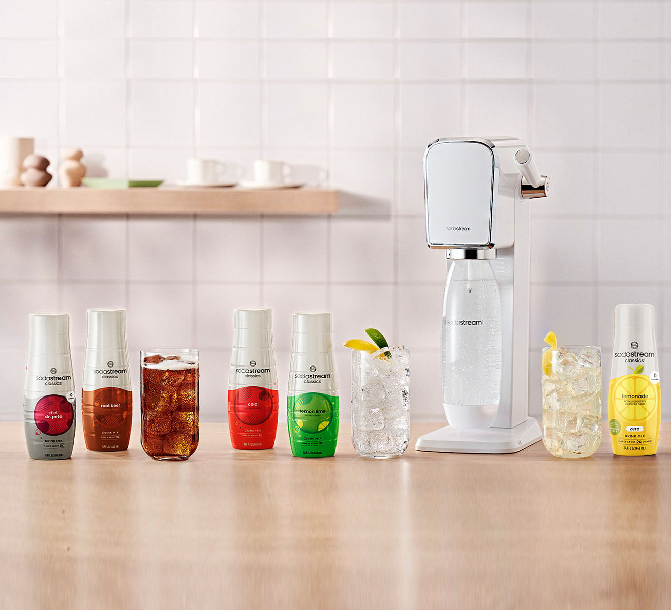 Homestyle Zero Calorie Lemonade Syrup Flavor Drink Mix – SodaStream