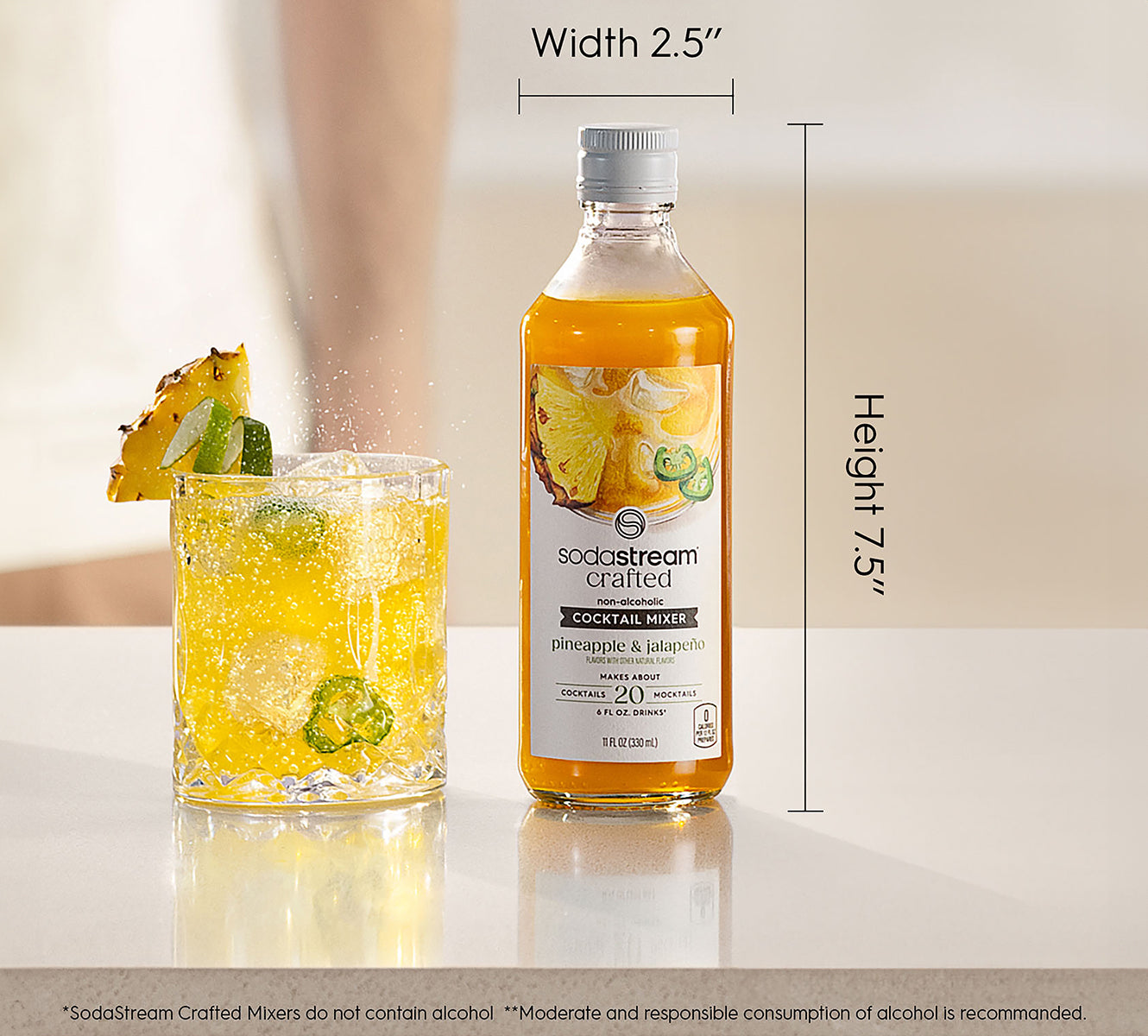SodaStream Pineapple & Jalapeno Cocktail Mixer - Drink Mix