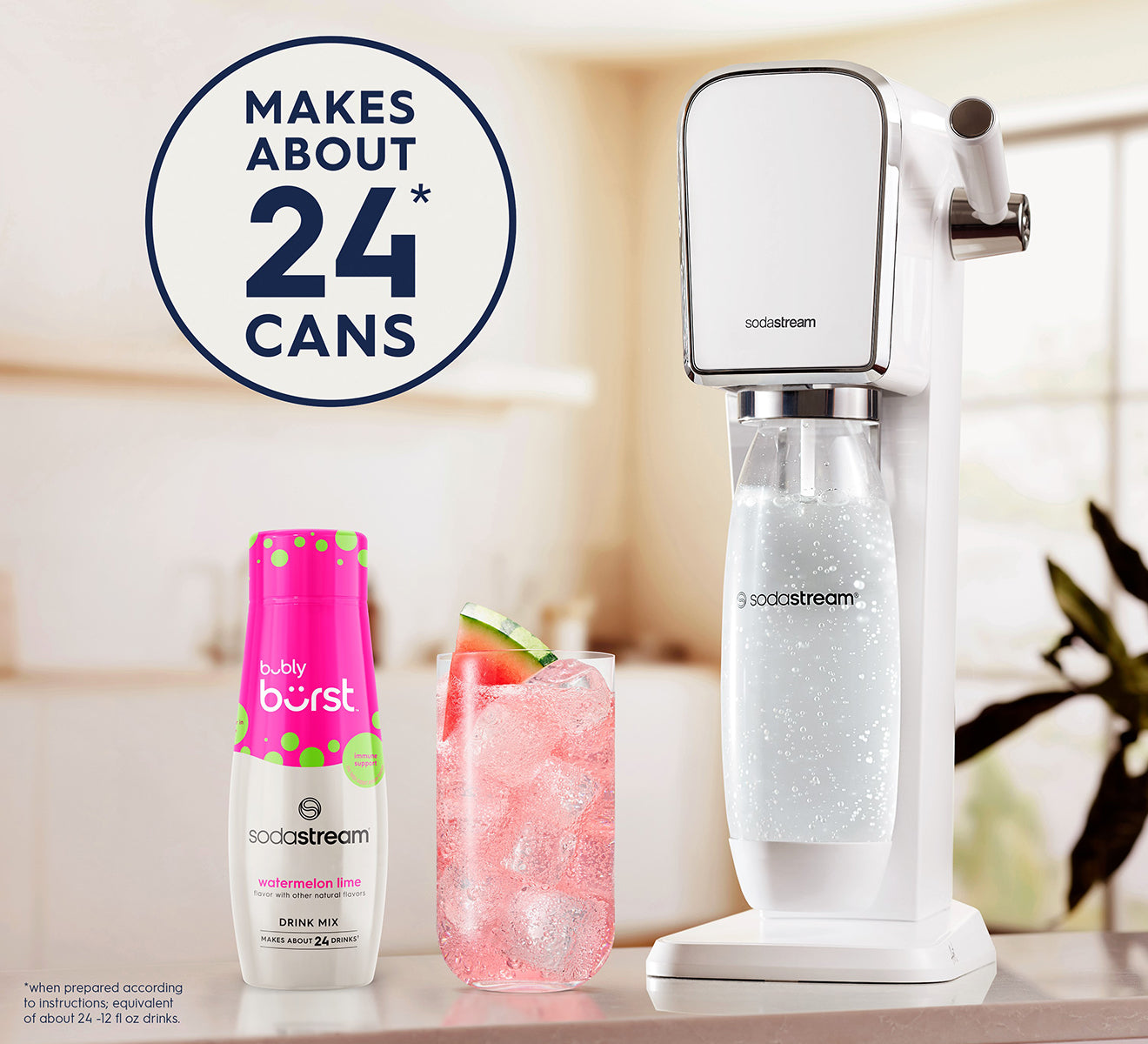 SodaStream® bubly burst Watermelon Lime Flavor Mix