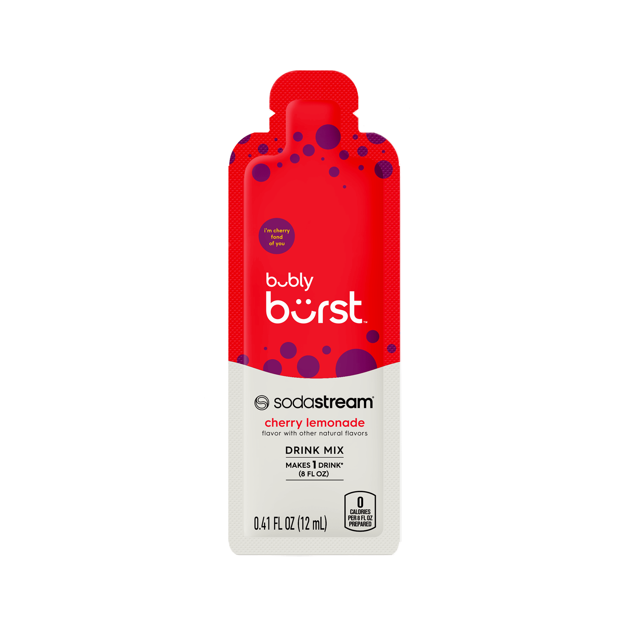 bubly burst®  Cherry Lemonade Sachet sodastream