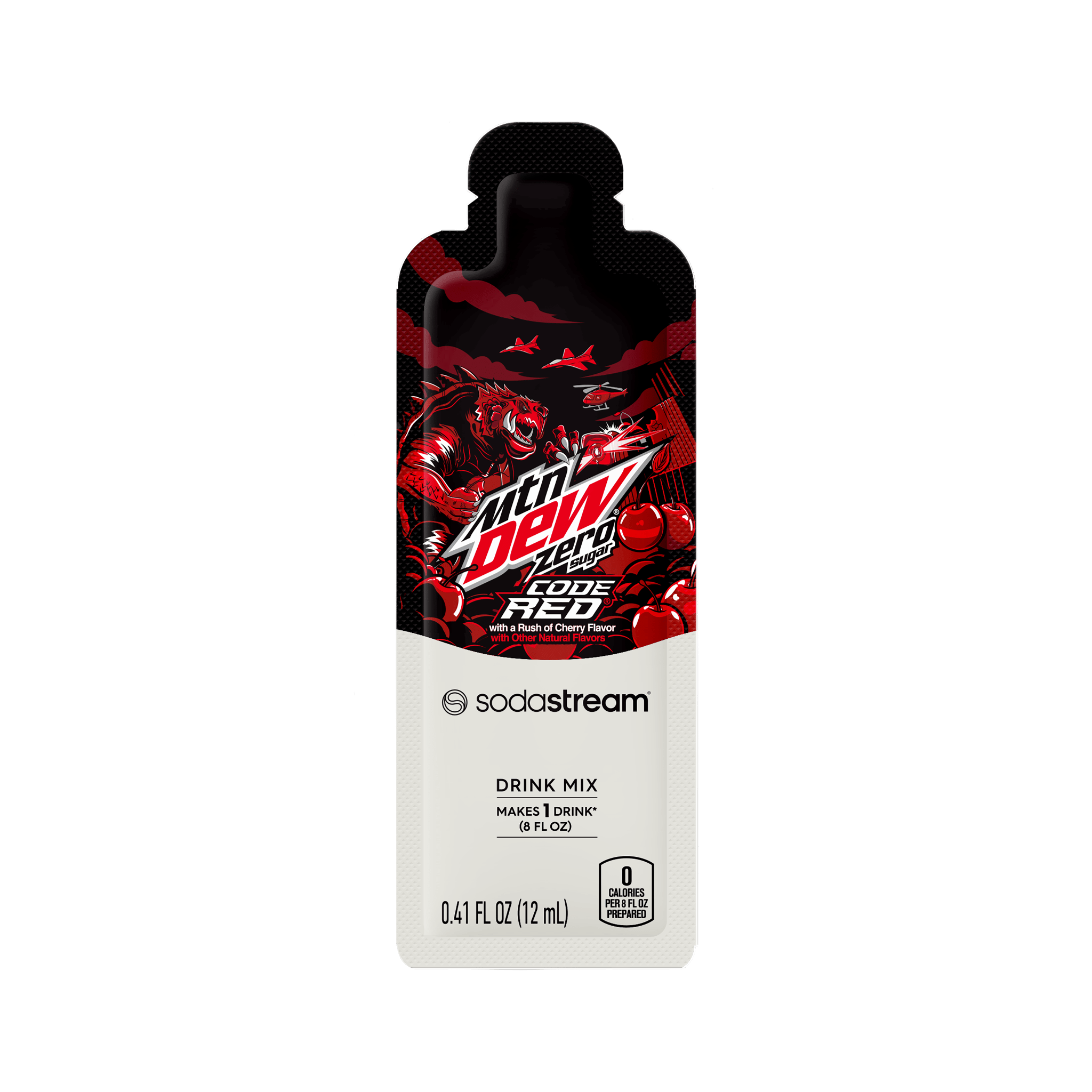 Mountain Dew® Code Red Zero Sachet sodastream