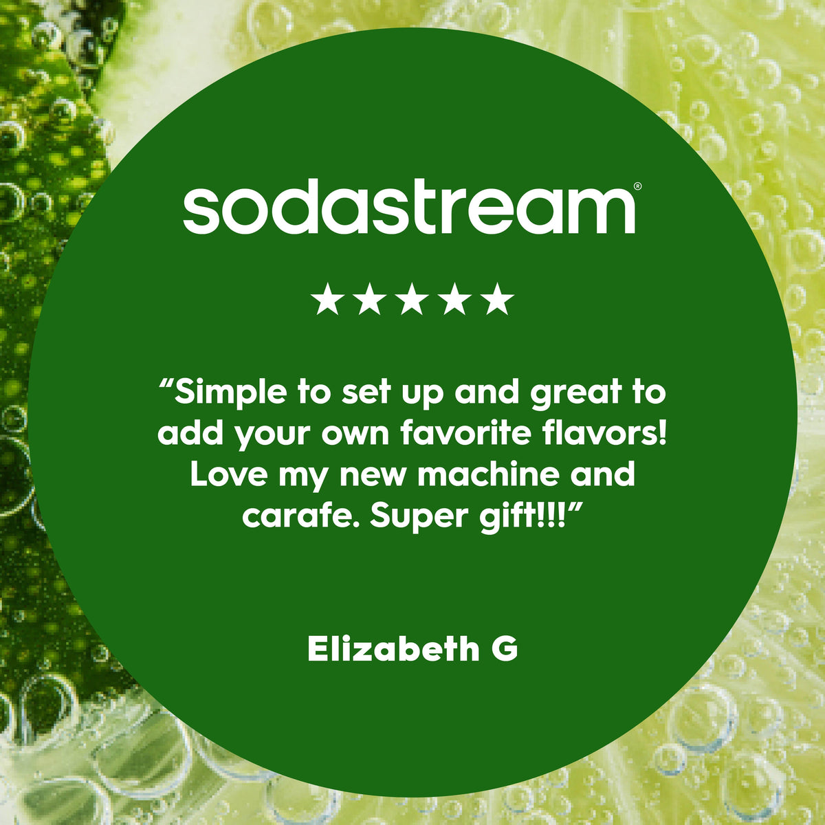 Sodastream Glass Sparkling Water Bottle 23.7 oz