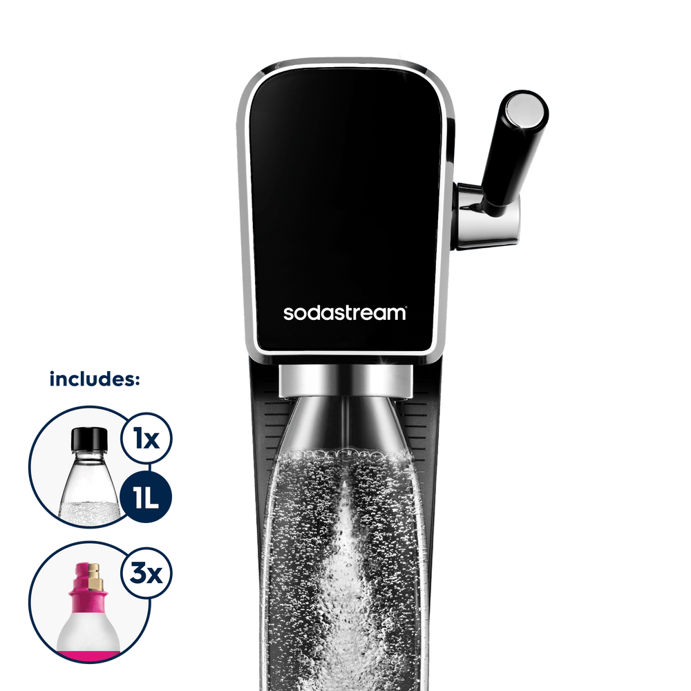 SodaStream Art Sparkling Water Maker + Quick Connect Cylinder SodaStream Art Sparkling Water Maker + Quick Connect Cylinder