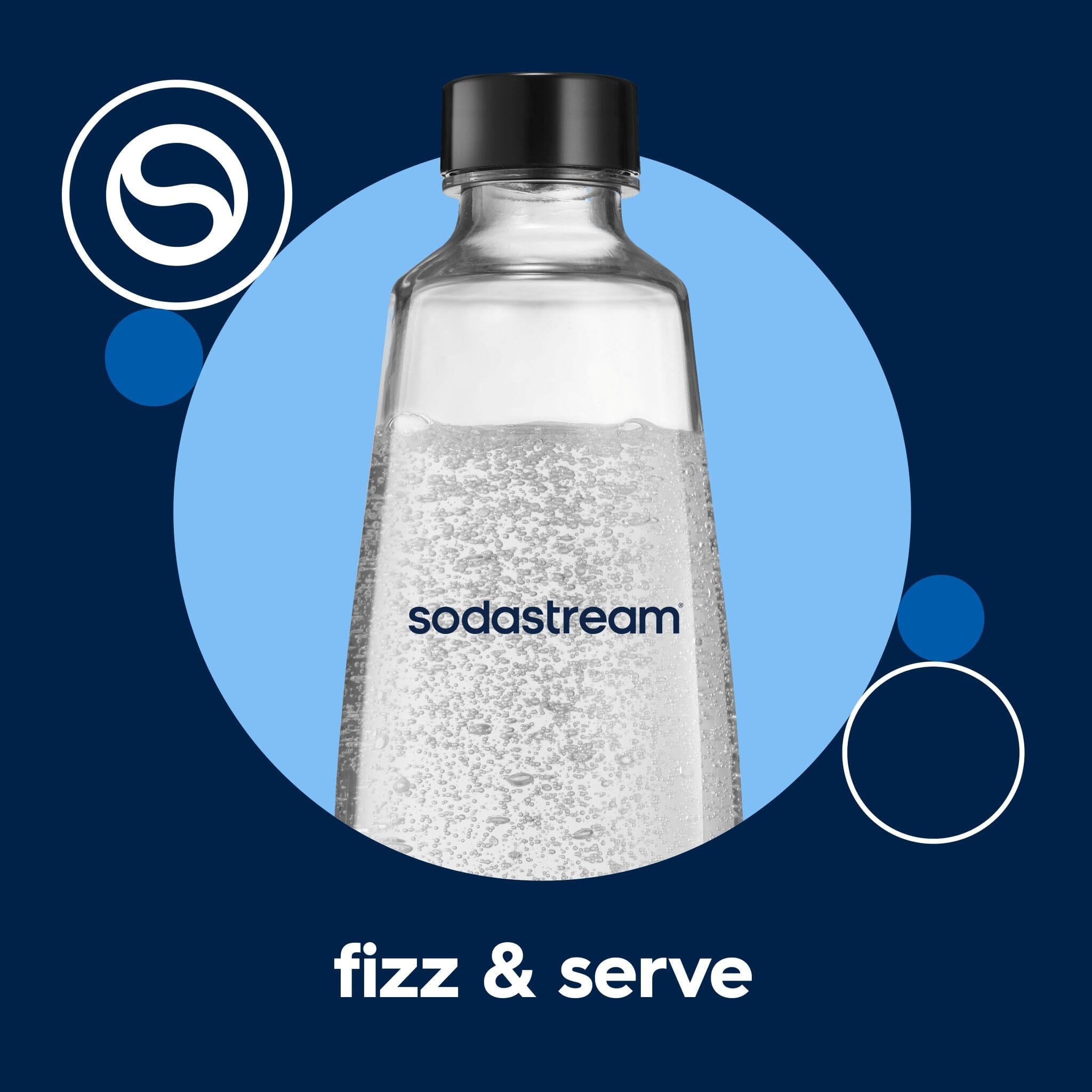 Sodastream Glass Sparkling Water Bottle 33.8 oz – SodaStream