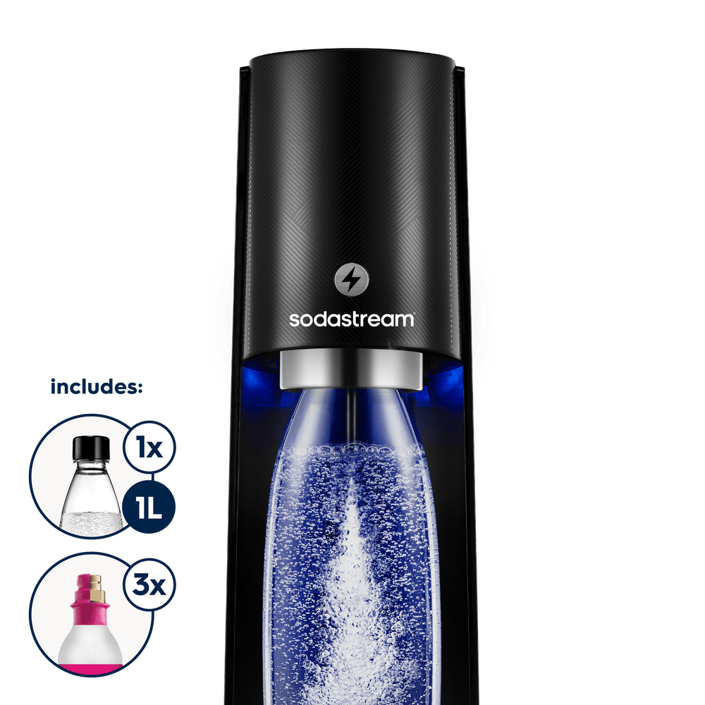 SodaStream TERRA ブラック 新品未使用 SodaStream E-Terra Electric Sparkling Water Maker