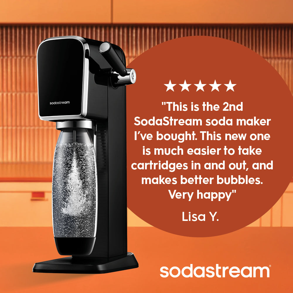 90 Day Carbonation Bundle Misty Blue / Art by Sodastream