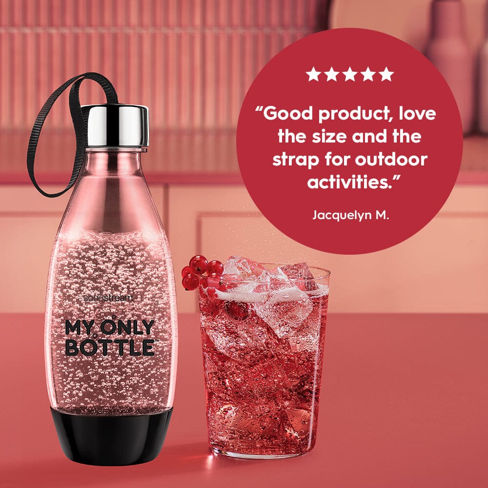 Sodastream My Only Bottle Loop Cap Black 16.9 oz