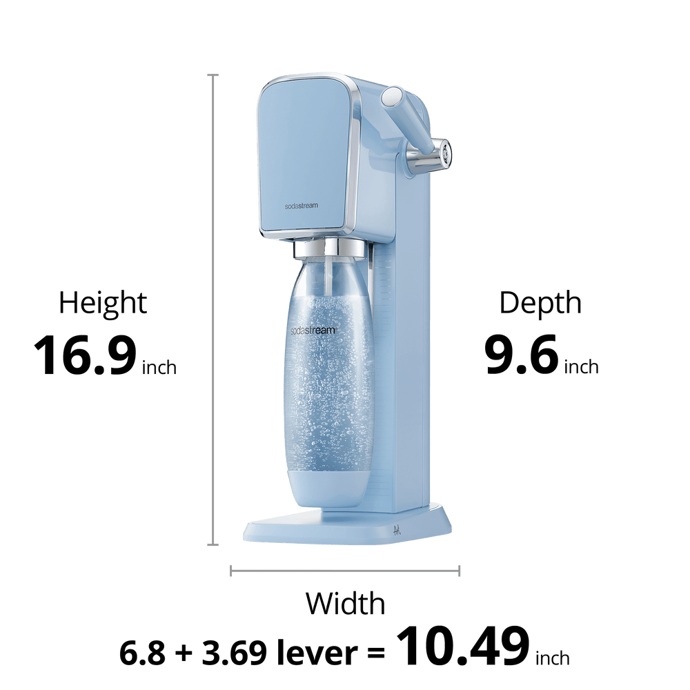 SodaStream Art Sparkling Water Maker + Quick Connect Cylinder