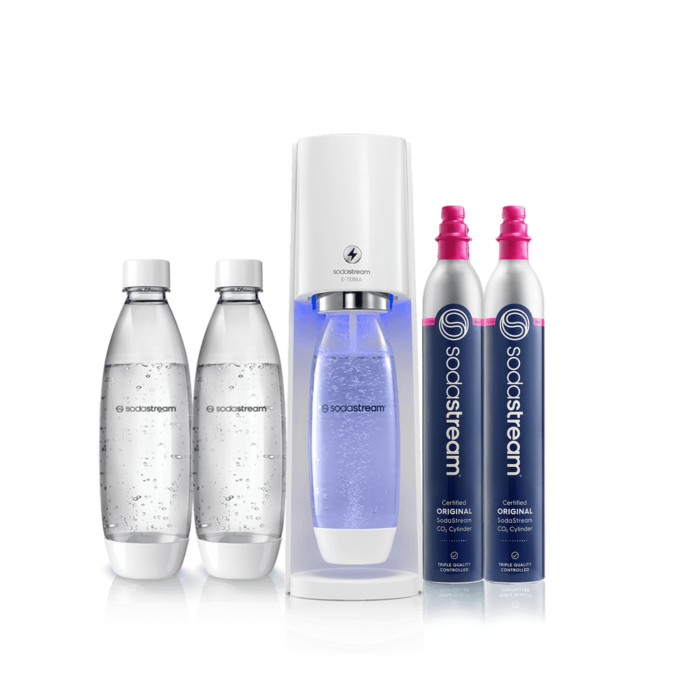SodaStream E-Terra white hydration pack