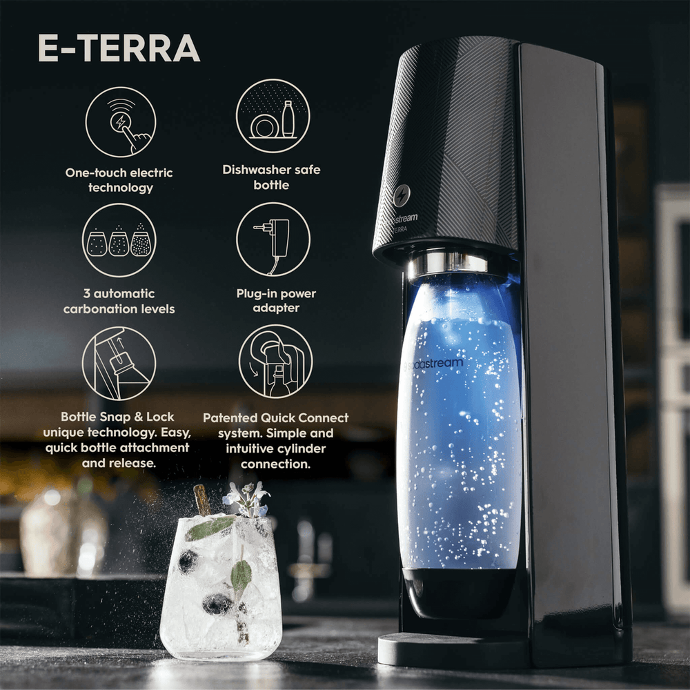 SodaStream Terra Sparkling Water Maker - White NEW