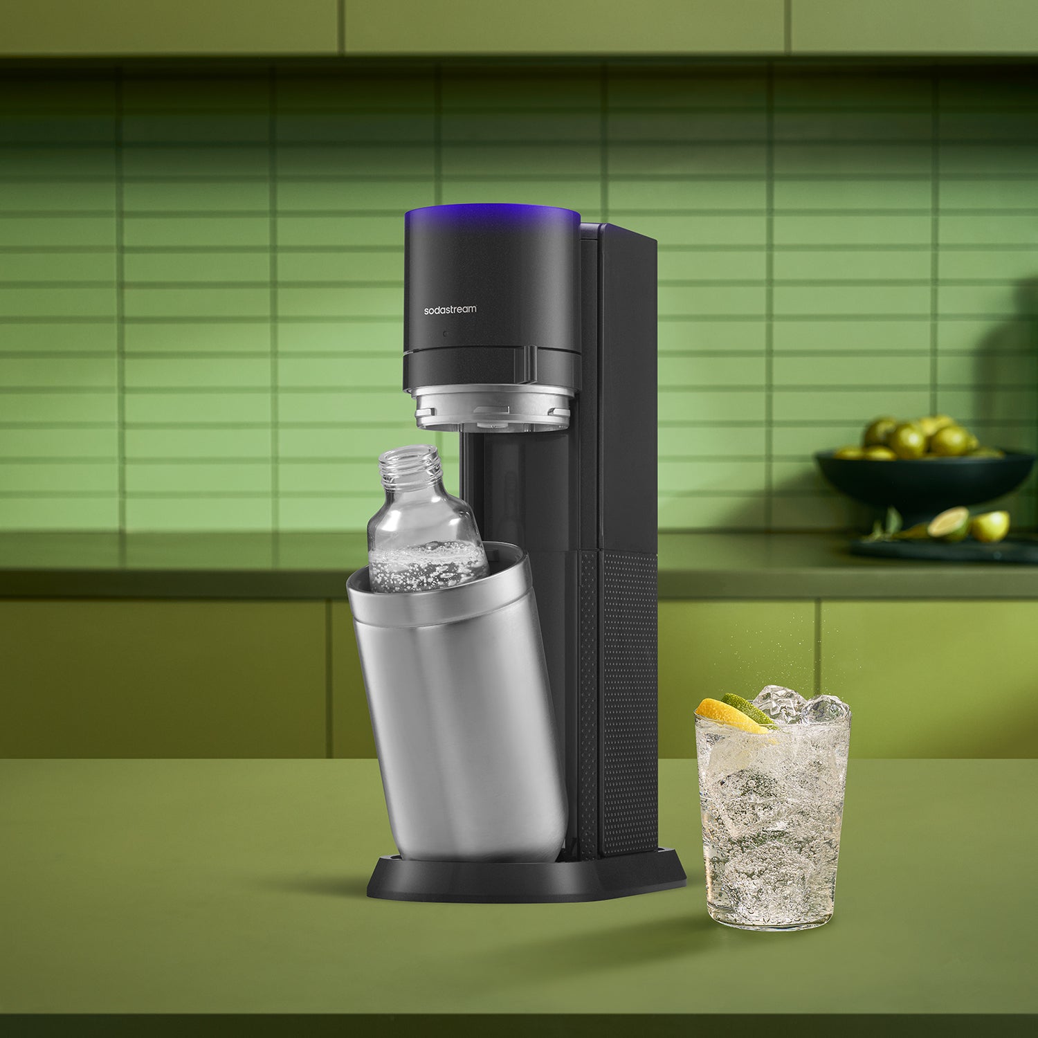 SodaStream E-DUO Sparkling Water Maker With Glass Bottles