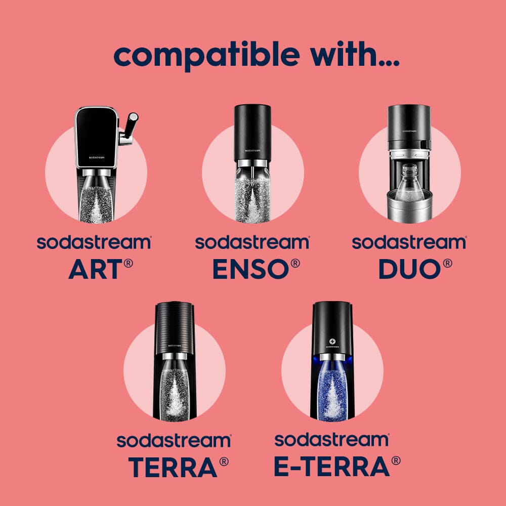 Sodastream Fizz & Go papaya bottle compatible with ART, ENSO, DUO, TERRA and E-TERRA machines