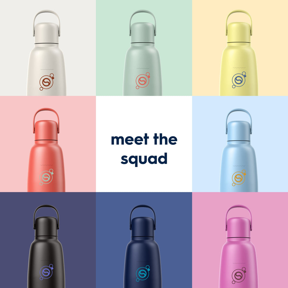 Sodastream Fizz & Go™ Insulated Stainless Steel Carbonating Bottle Blueberry 30.4 oz