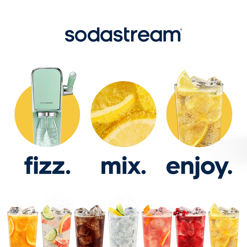 SodaStream Art Sparkling Water Maker + Quick Connect Cylinder SodaStream Art Sparkling Water Maker + Quick Connect Cylinder