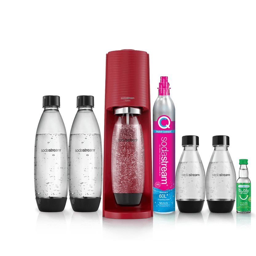 SodaStream Terra Sparkling Water Maker + Quick Connect