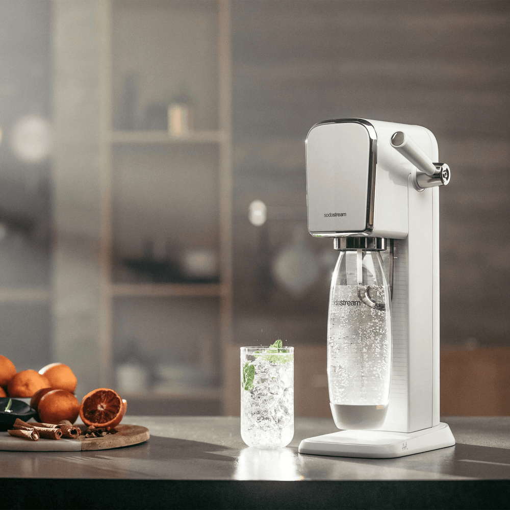 The SodaStream ART is nothing if not admireable! With its stylish retro  design, it's sure to be a statement in any kitchen. #SodaStream…