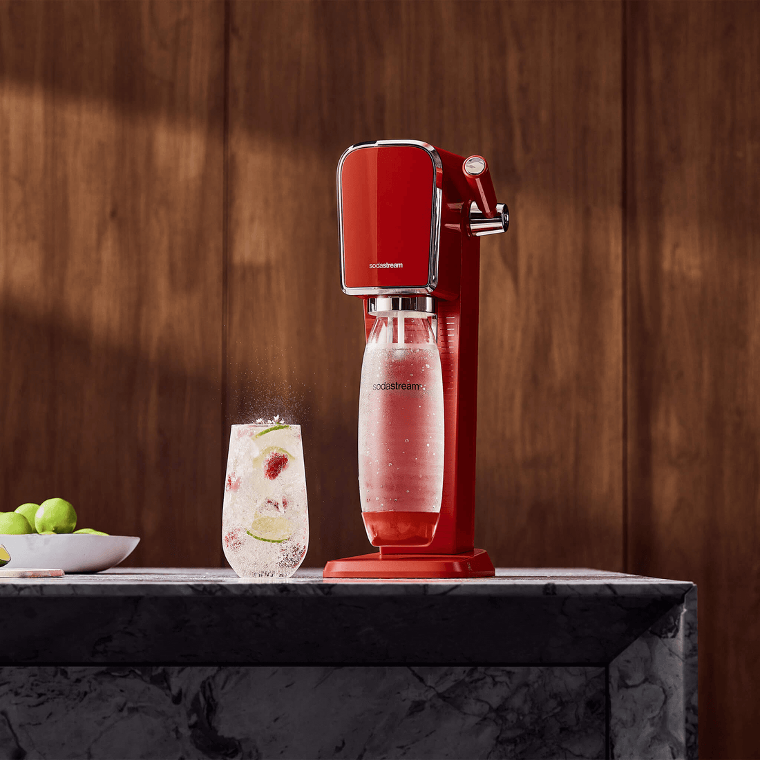 SodaStream Art Sparkling Water Maker + Quick Connect Cylinder