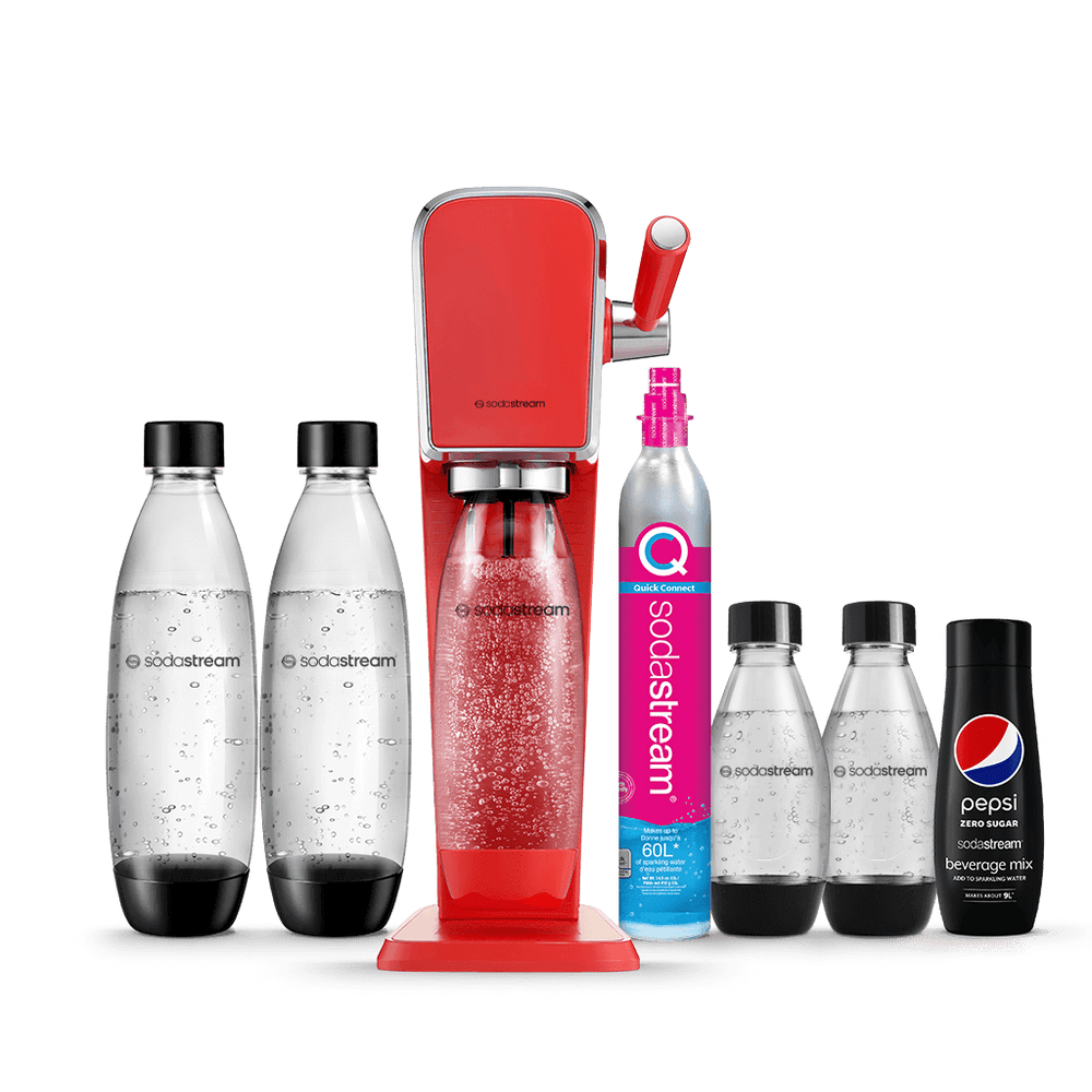 Reviews for SodaStream Art White Soda Machine and Sparkling Water Maker Kit