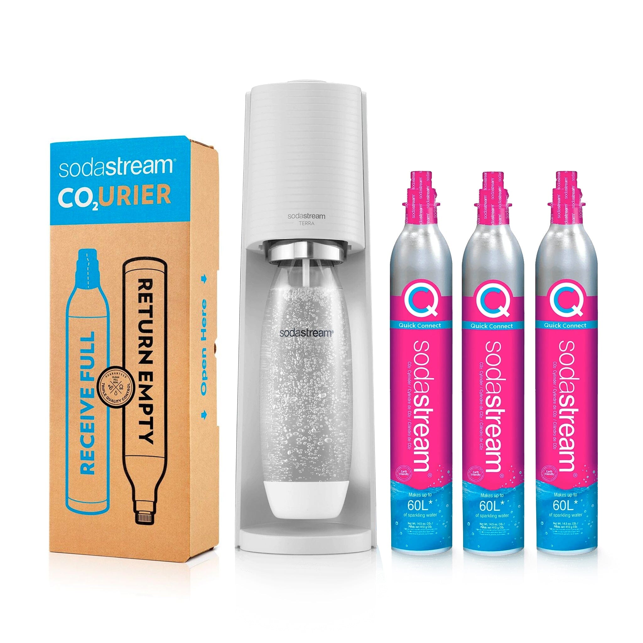 SodaStream Terra Sparkling Water Maker + Quick Connect